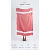 Darido Handmade Diamond Fouta Hammam Towel - XXL Sauna, Bath,