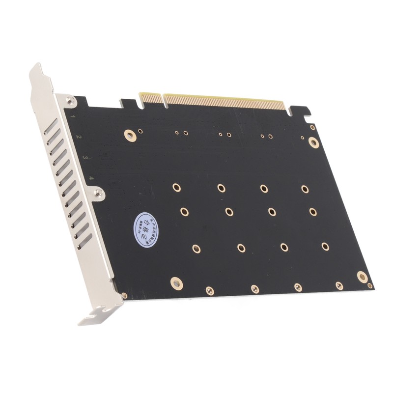 M.2 NVME SSD to PCIE X16 Adapter 4 Port High
