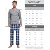 MoFiz Pajamas for Men Set Long Sleeve Couples Matching Pajamas