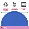 iLIDS Mason Jar Storage Lid, Wide Mouth, USA Made, Ocean