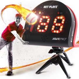 NET Playz Baseball Radars, Speed Sensors Training Equipment (Hands-Free Radar Guns, Pitching Speed Guns | Baseball Gifts, High-Tech Gadget & Gear for Baseball Players, Black (NIS022132043)