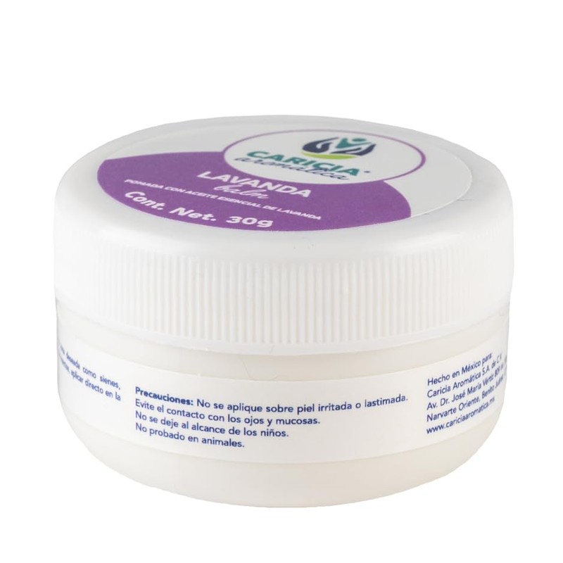 CARICIA AROMÁTICA — Bálsamo LAVANDA 30 g | Caléndula y