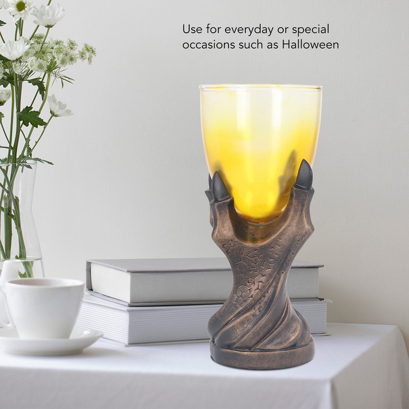 3D One Hand Claw Glass Goblet Fashionable Skull Hand Goblet