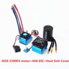 3650 2300KV Brushless Motor & with 60A ESC & Heat