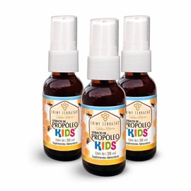 TRINY TERRAZAS | Extracto de propoleo | Para niños | Tos | Dolor de garganta | Refuerza defensas | Virus gérmenes y bacterias | Regenerador celular (3 frascos (30ml))