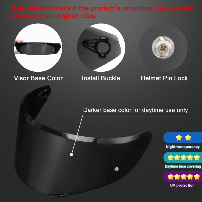 PSLER 2023 New K3 Visor K3 Tinted Visor New K3