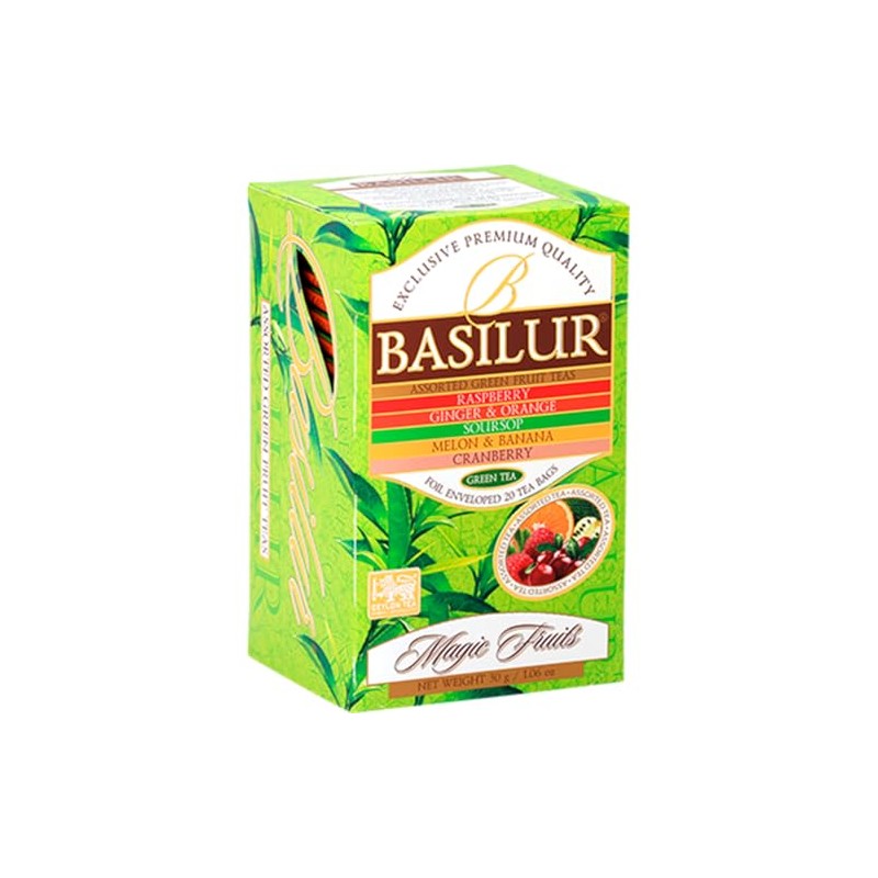 Basilur - Te verde Assorted Magic Fruit - 37.5 g