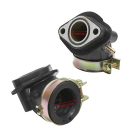 PD24J Carburetor for 4-Stroke GY6 125cc 150cc ATV Go Karts Scooter Mopeds QMJ/QMI157 QMJ/QMI152 - Manifold Intake Fiameter 24mm PD24J Carb (Carburetor +Intake Manifold/Air Filter)