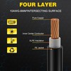 OWINUSTECH 16Ft SolarCable SolarExtension Cable,10AWGSolar Panel ExtensionCable with Female and