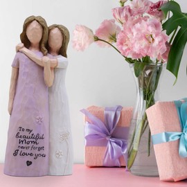 AcowSpt Mom Birthday Gifts, Birthday Gifts for Mom, Mother of The Bride Gifts, Mom Birthday Gifts from Daughter, Moms Birthday Gift Ideas, Daughter Gifts, Sculpted Hand-Painted Figurine