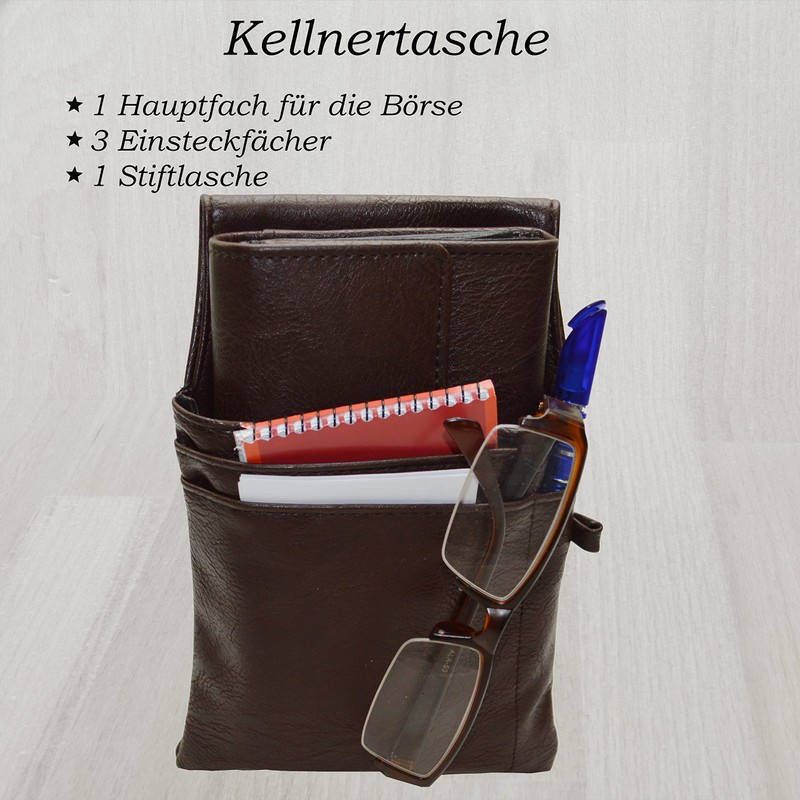 flevado Cashier Wallet Waiter Purses Sets with or without/Colour Matching