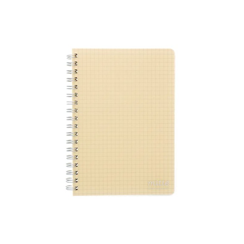 Sunstar Stationery S2638835 Mitte W Ring Notebook, B6, Soft Beige