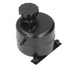 Radiator Coolant Expansion Tank 2.5L Capacity Aluminum Alloy Black Reservoir
