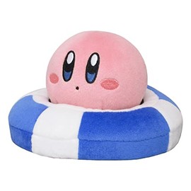 SAN-EI Kirby Star 30th Plush Toy, Hole in One! Height 3.7 inches (9.5 cm)