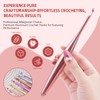 Mdoker Newest Aluminum Crochet Hook Set with Case Ergonomic Grip