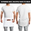 ysxkqz 3 Pack Server Apron Waitress Aprons with 3 Pockets