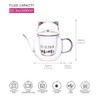 IwaiLoft IL-G1968 Handmade Heat Resistant Glass Tea Pot with Tea