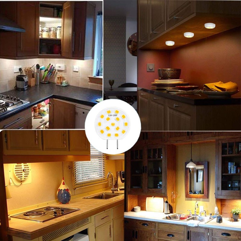 G8 LED Bulb Dimmable 3W Mini Thin Puck Light Bulbs