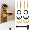 2 Sets Faucet Fixing Tool, Basin Monobloc Mixer Tap Fixing