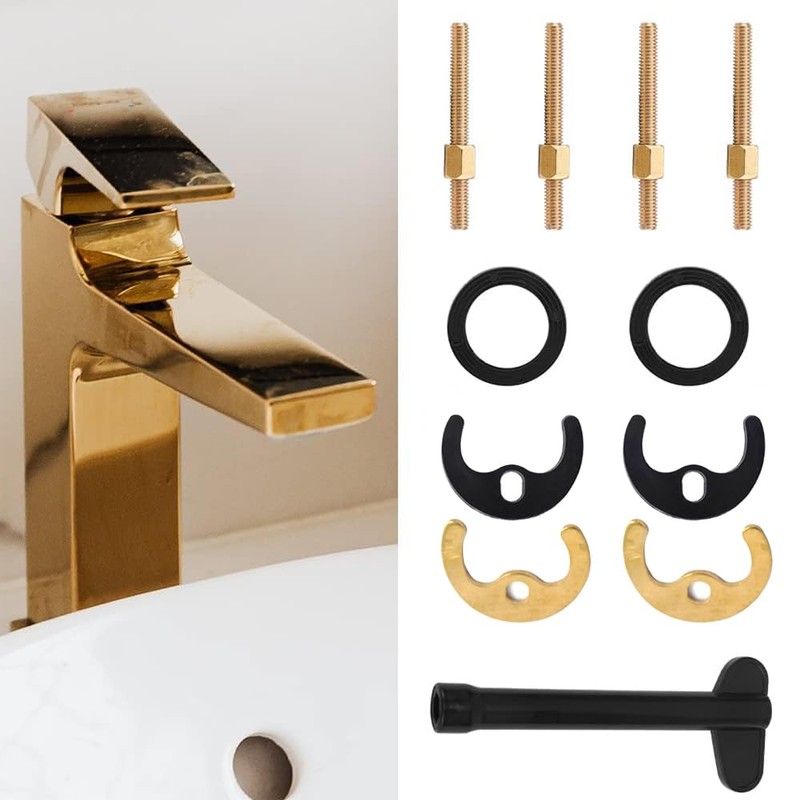 2 Sets Faucet Fixing Tool, Basin Monobloc Mixer Tap Fixing