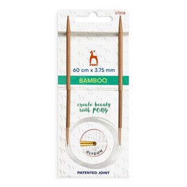 Pony Bamboo Circular Knitting Needle 60cm 3.75mm - P67208