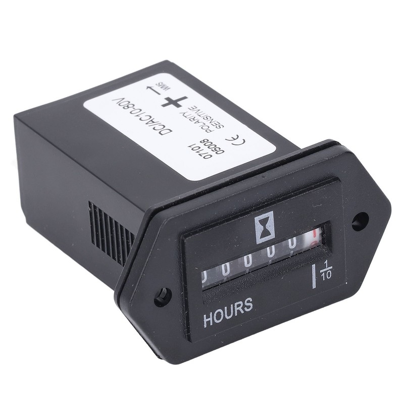 Hour Meter High Accuracy Data Storage Mechanical Hour Meter Gauge