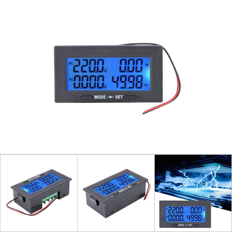 YB5142DM 0-500V Intelligent Digital LCD Display AC Voltage Current Tester