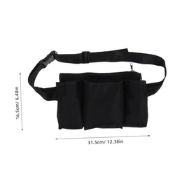 Holibanna Bolsa para Aceite de Masaje y Loción Spa 1 Unidad Tamaño Riñonera Diseño Ergonómico para Terapeutas Profesionales Uso en Tratamientos Protección Lateral Negra
