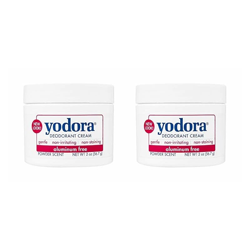 Yodora Deodorant Cream 2 oz (Pack of 2)