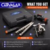 CARVALAX Eccentric Flaring Tool Kit, 45° Precision Flaring, Metric/Imperial Clamp