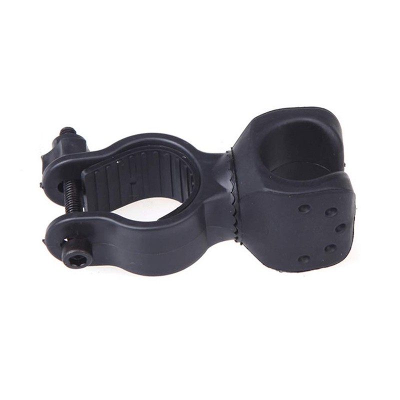 LIOOBO 2pcs Adjustable 360 Degree Rotating Bicycle Torch Clamp Holder