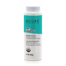 Acure 17 Ounce Organic Dry Shampoo for Brunette Hair Freshness Vegan Care