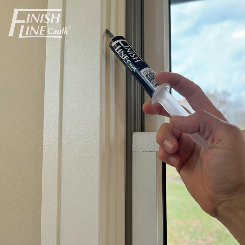 Finish Line Caulk – Acrylic Urethane Elastomeric Sealant – Pre-Filled