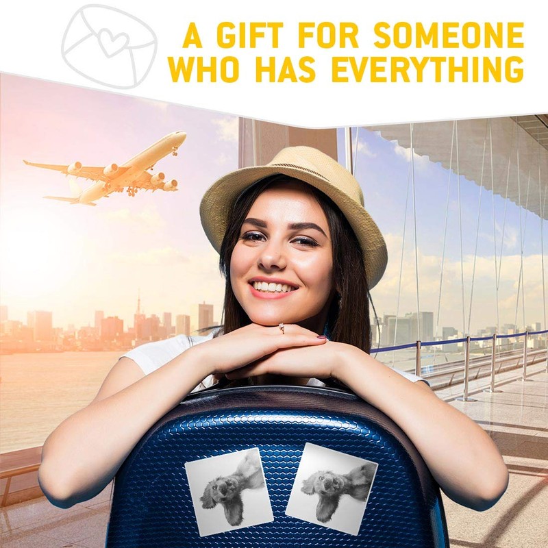 2 x quadratische Vinyl-Aufkleber, 10 cm, englischer Cocker Spaniel, Welpe,