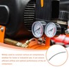 sourcing map Air Compressor Exhaust Tube, 5/8" Thread Dia 16"