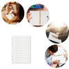 3 Packs A5 Refill Paper Squared 6 Holes Refillable Refill