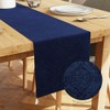 Encasa XO Dining Table Runner | Embossed Velvet | 32x150