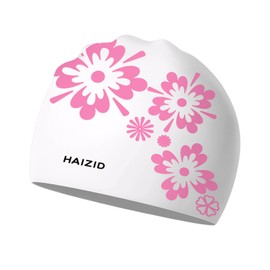 Women's Swimming Cap Soft Elastic Non-Slip Stylish Comfortable Waterproof Suitable for Use in Swimming Pools and by the Sea to Protect Hair