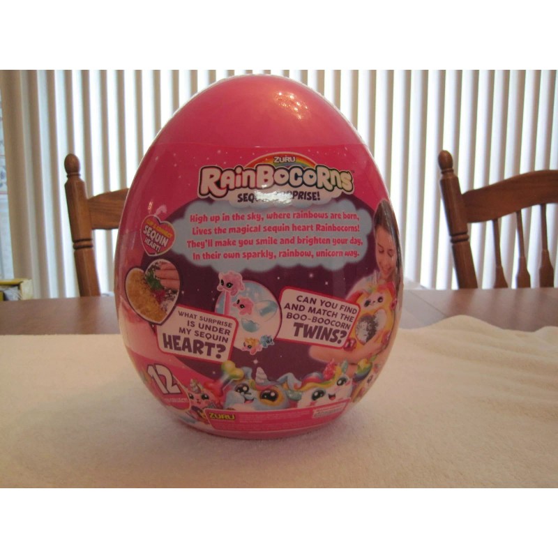 ZURU 2018 ZURU RAINBOCORNS GOLD SEQUIN SURPRISE PURPLE HORN--NEW--FAC