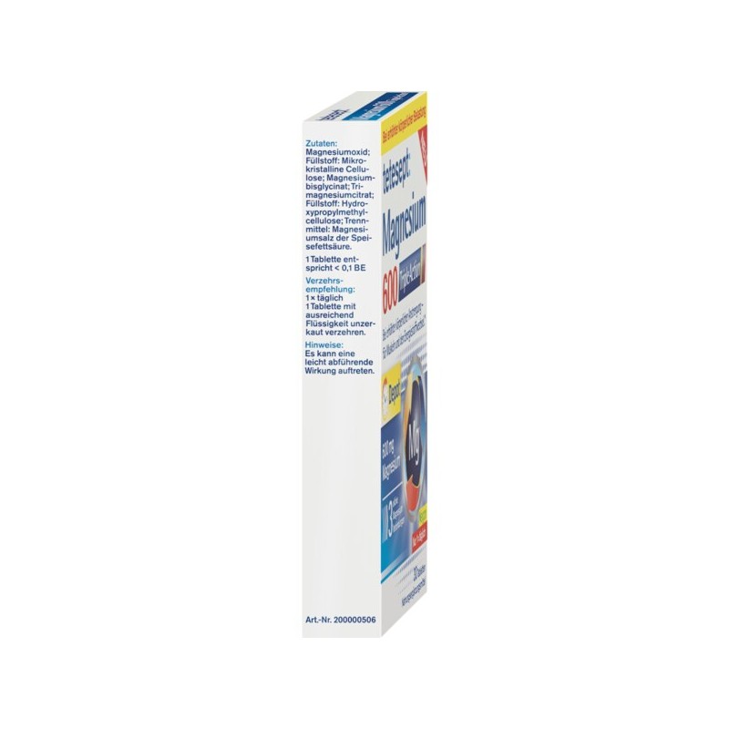 테테셉트 tetesept 마그네슘 600 트리플 액션 30개, 58.9g Tetesept Magnesium