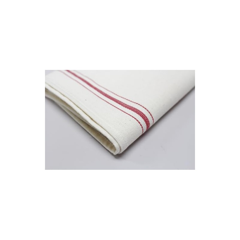 Japanese Pot Towel, Red Line, 1.7 x 3.7 inches (43