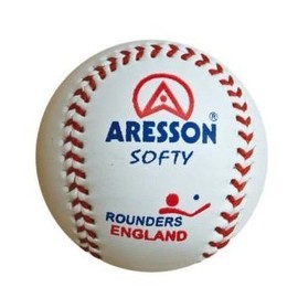 Aresson Baseball Sports Training & Practice Softy Rounders Junior Ball White