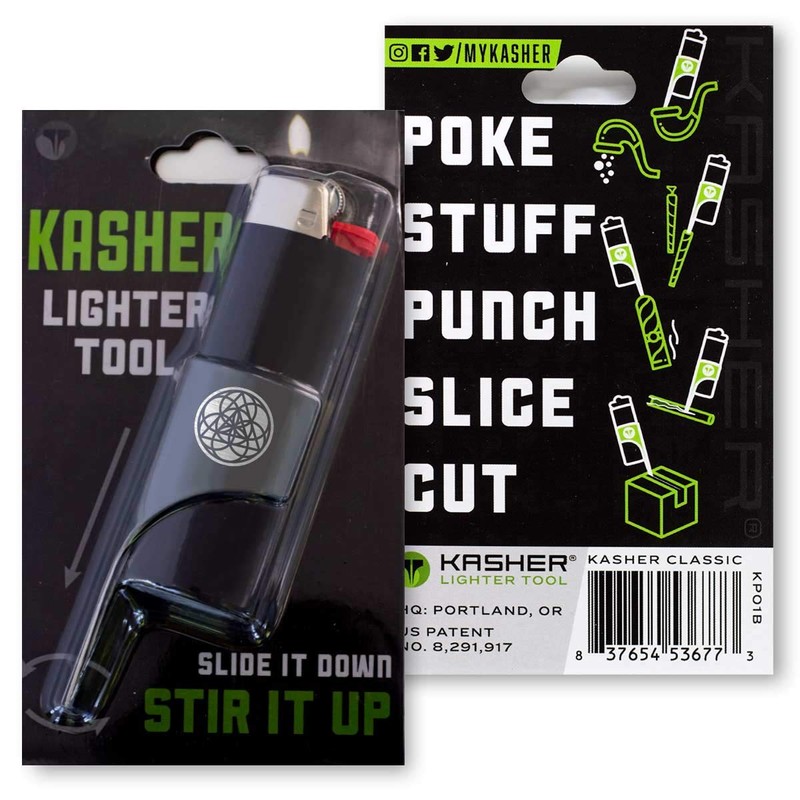 Sacred Geometry Kasher Lighter Tool, Pipe Cleaner, Cigar Punch, Poker,