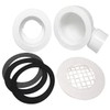 Mustee 82.400A Drain Assembly for Shower Floor,White