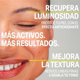Suero Facial Concentrado de Vitamina C Activada con Ácido Hialurónico, Vitamina E y Aloe Vera – Antioxidante, Aclara, Ilumina y Unifica el Tono, Reduce Manchas y Líneas de Expresión, 30ml