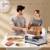 Moongiantgo Meat Slicer 200W With 2 Removable 7.5’’ Stainless Steel