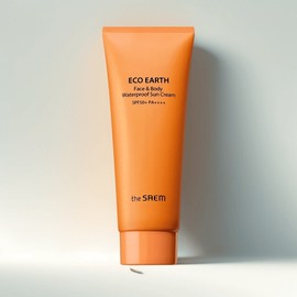 The Som 더샘 에코 선크림 어스 페이스 앤 바디 워터프루프 선 크림 100ml x 2개 The Saem Eco Sun Cream Earth Face & Body Waterproof Sun Cream 100ml x 2 [Selection]