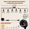 HiBay Plug in Track Lighting, 6-Light Rotatable Ceiling Light Fixture