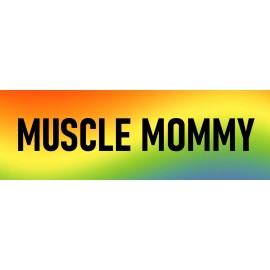 Muscle Mommy Sticker Fun Mother Weightlifting Bodybuilding Strength Training