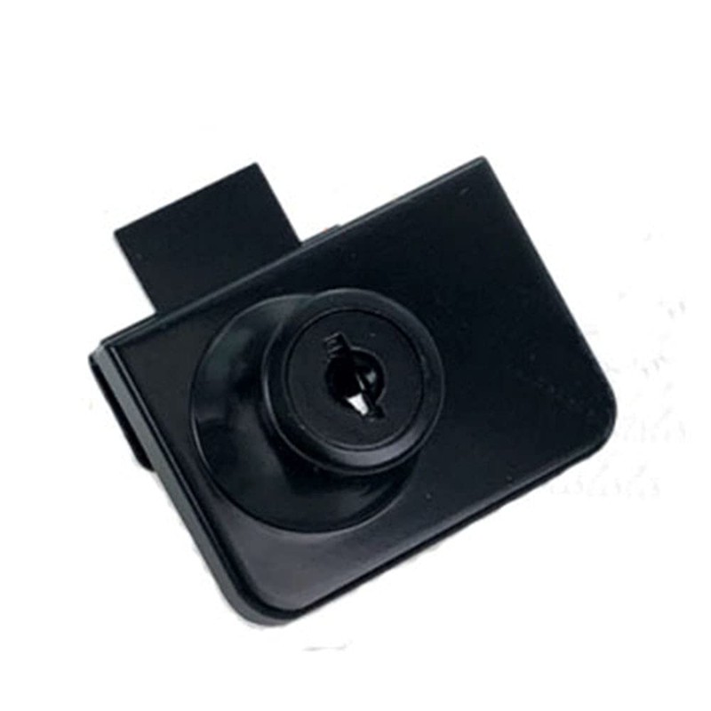 Black Glass Cabinet Lock Window Lock Display Cabinet with 2